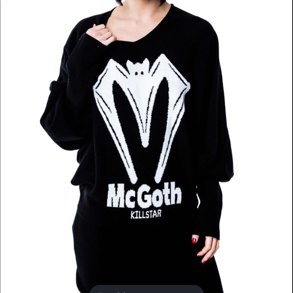 Killstar McGoth knit sweater dress size XL